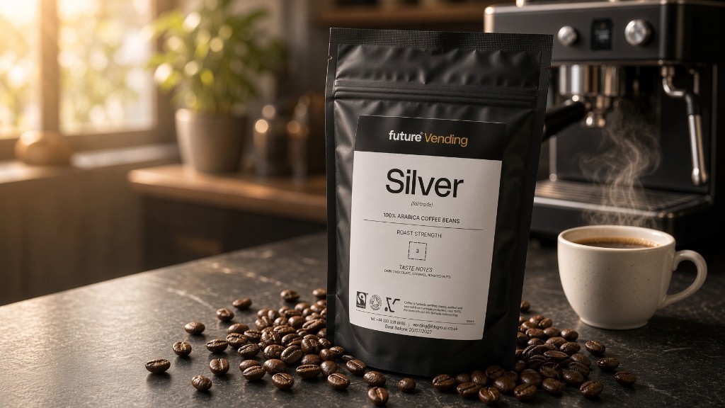 future® Vending Silver coffee in a workplace kitchen